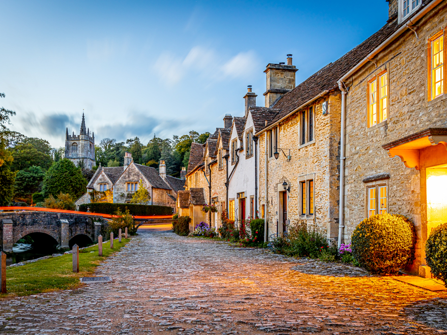 street of houses
